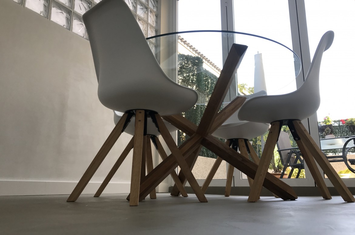 Terraza microcemento